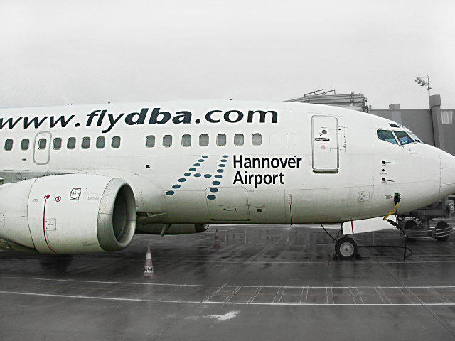 DBA / Deutsch British Airways abc aircraft branding