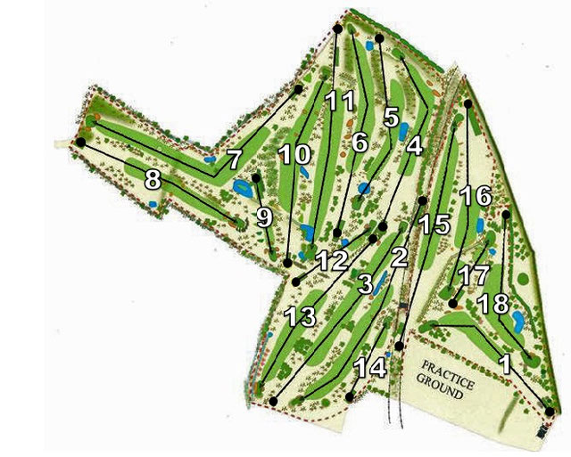 Course Map site of Whetstone Golf Club