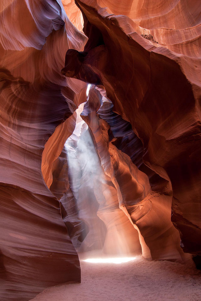 Antelope Canyon with colors and rock formations, Page, Arizona, Slot Canyon, Indian Reserve, USA, 1213x1820px
