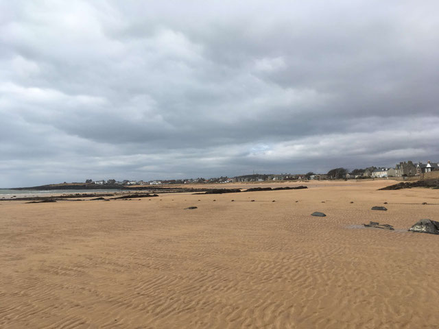 Elie has a beautiful sandy beach