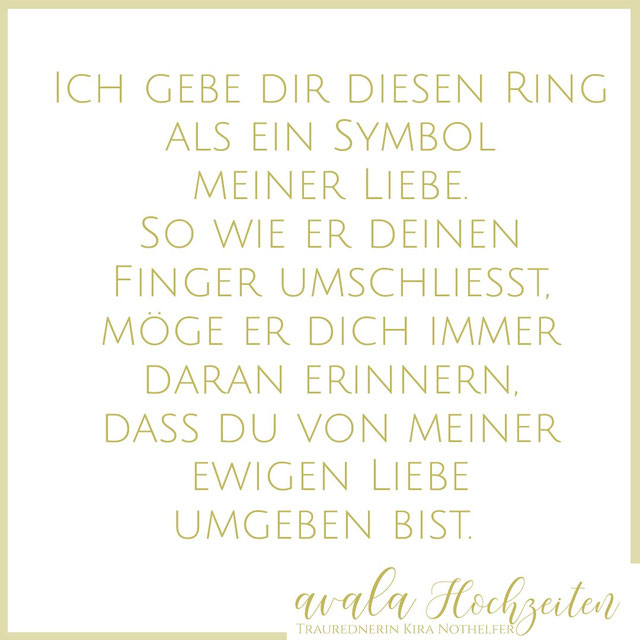 Sag ich was? Worte zum Ringtausch Trauredner Berlin