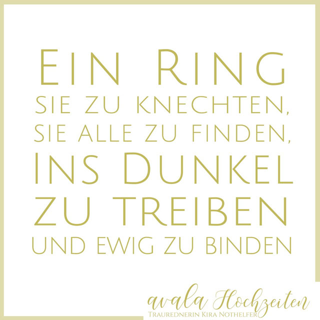 Sag ich was? Worte zum Ringtausch Trauredner Berlin