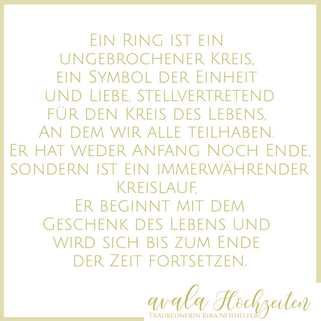 Sag ich was? Worte zum Ringtausch Trauredner Berlin