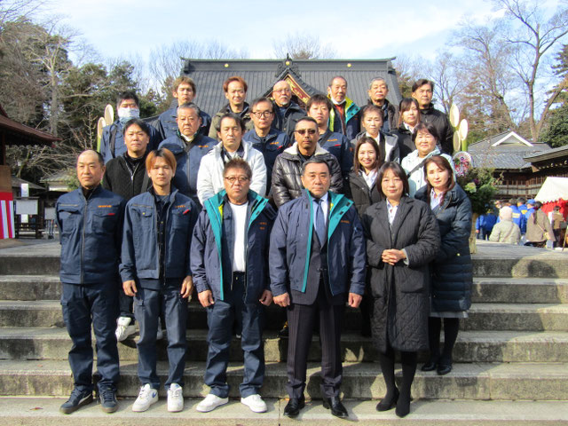 妻沼聖天山にて