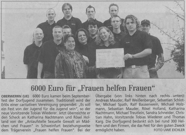 27.10.2004 Schweinfurter Tagblatt