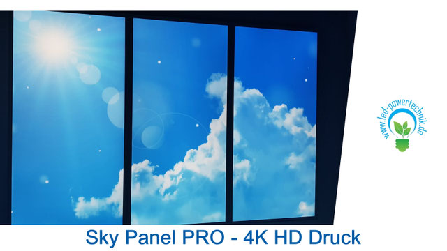 LED Deckenhimmel - Sky Panel / 1.80 x 1.20m / 3 Stück (60x120cm
