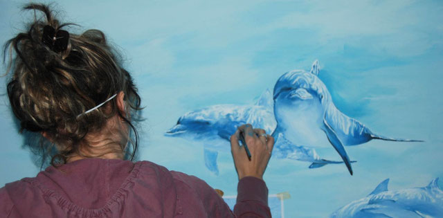 Illusions- und Wandmalerei - Ölbilder | Zeichungen | Portraits