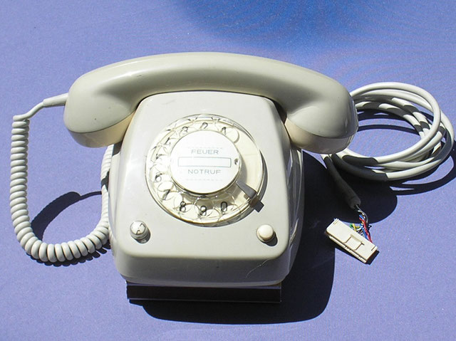 Telefon Modell FeTAp. 616 für A 2 Schaltung. Fertigungsjahr 1978 von DFG