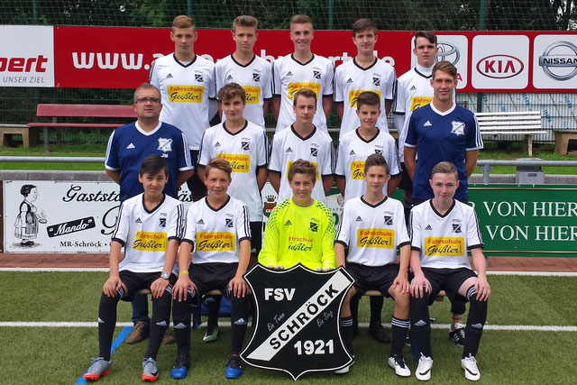 Teamfoto FSV Schröck B- Jugend Saison 2017/ 2018