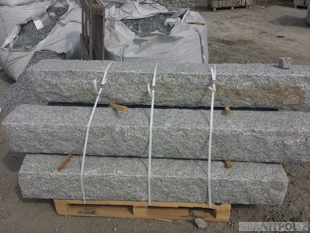 Zaunpfosten aus Granit - Granitpol.de