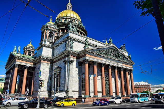 Isaakskathedrale Außenansicht Führung St. Petersburg