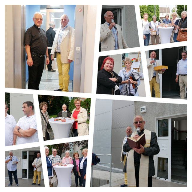 Einweihung des Aufzugs im Gemeindezentrum von St. Peter und Paul in DuisburgHuckingen 2021