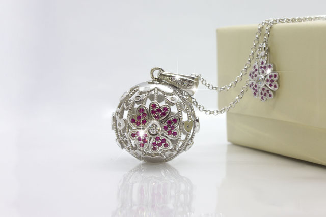 Collana Ciondolo Gravidanza Chiama Angeli Gioielli Nanan in argento Orsetto nan0284