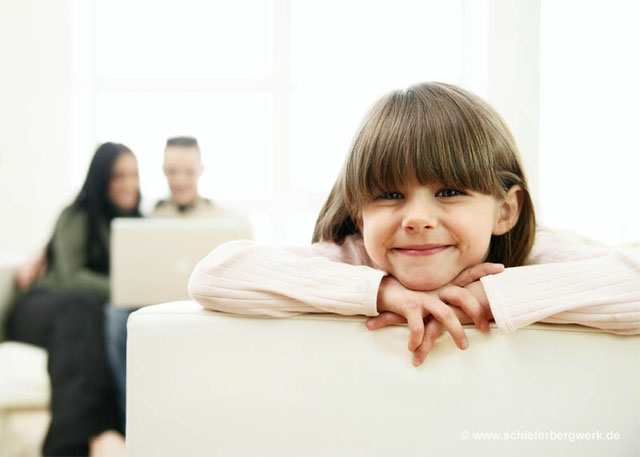 Modernes Wohnen mit Naturschiefer im Innenraum - Schieferbergwerk