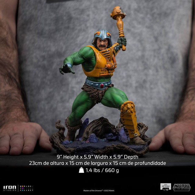 Man-at-Arms 1/10 Masters of the Universe BDS Art Scale Statue 23cm Iron Studios 