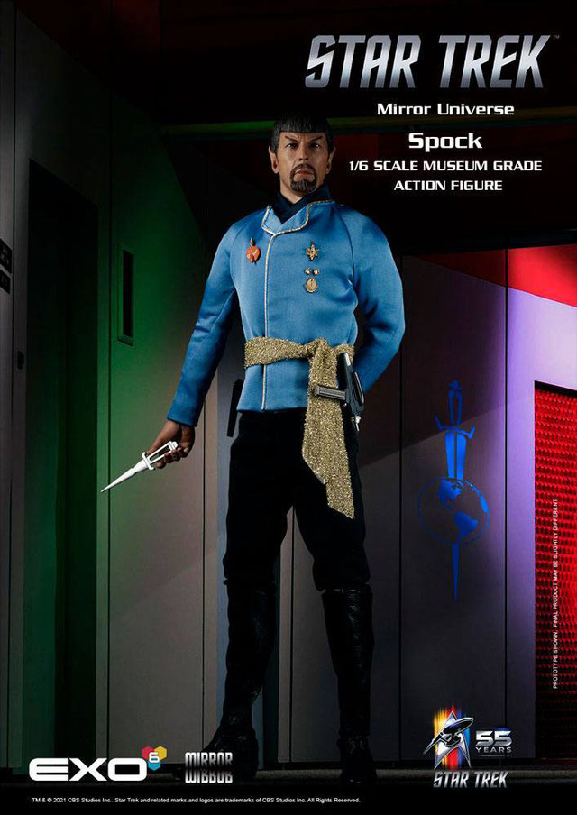 Mirror Universe Spock 1/6 Star Trek : The Original Series Actionfigur 30cm 