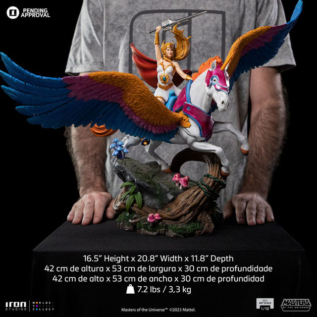 She-Ra and Swiftwind 1/10 Masters of the Universe BDS Art Scale 42cm Statue Iron Studios