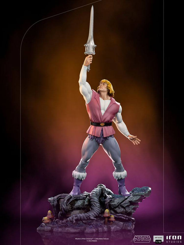 Prince Adam 1/10 Masters of the Universe Art Scale Statue 38cm Iron Studios 