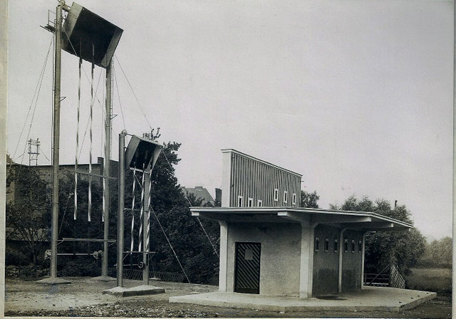 Schießstand im Jahr 1929. Quelle: Protokollbuch der SSB