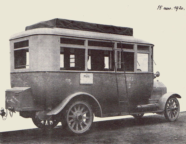 The first bus of the AVJ