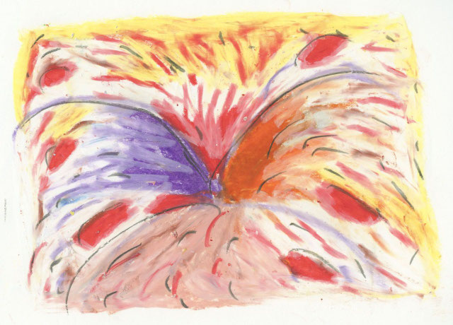 "Feuerwerk", Trickfilm, bestehend aus 171 Zeichnungen, Ölkreide auf Papier, 2008 - 2010