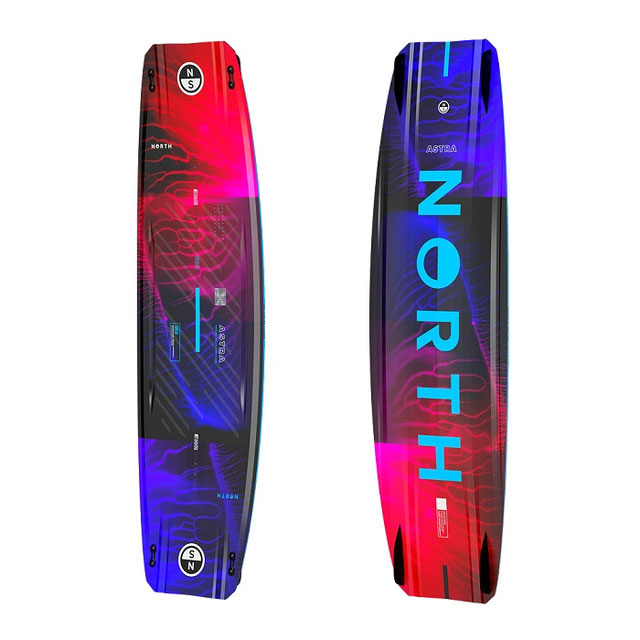 North Astra Kiteboard 2026 Blue Red bei WindSucht