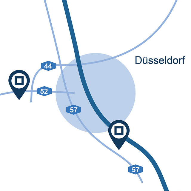 Lagerraum mieten Düsseldorf - Blaue Boxen Self Storage
