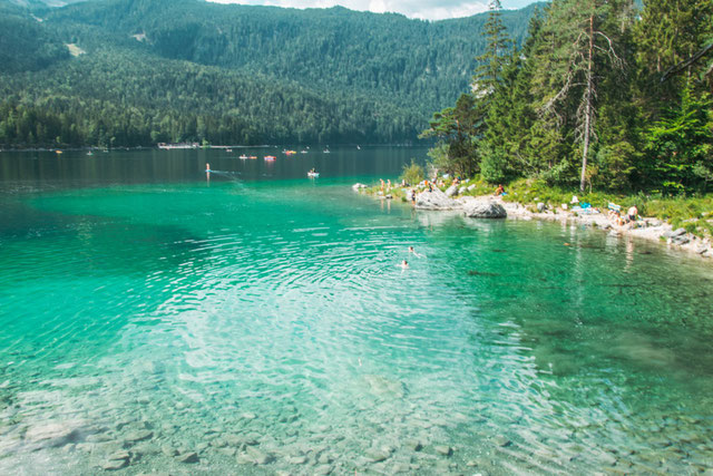 Die Bayrische Karibik - Der Eibsee - Katrin´s Reiseblog