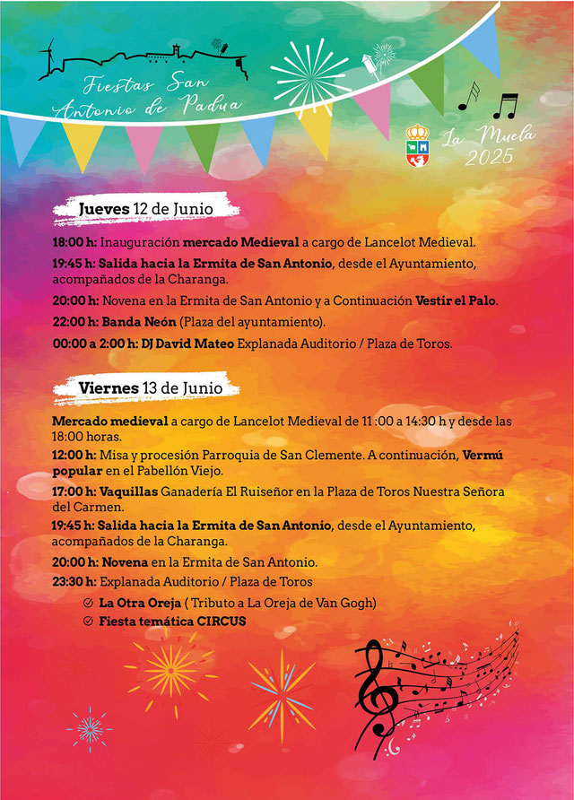 Mercado Medieval y Fiestas de San Antonio en La Muela