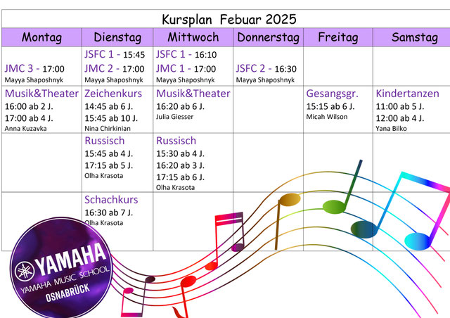 Yamaha Musikschule Osnabrück - Yamaha Music School - Hinter den Kulissen unseres Schachkurses - 2025