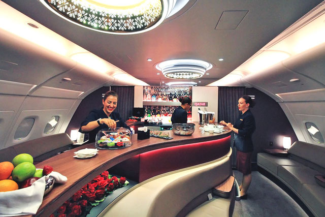 Review: Qatar Airways Business Class A380 Doha to Atlanta