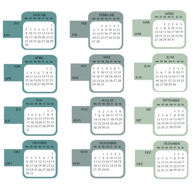Kalender Index Tabs 2023 Kreativ Kurier