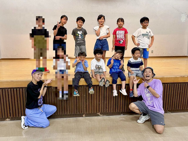 大好評出張ダンス教室の様子。今回は熊本市主催で清水地域の子供たちと楽しくダンスしてきました。