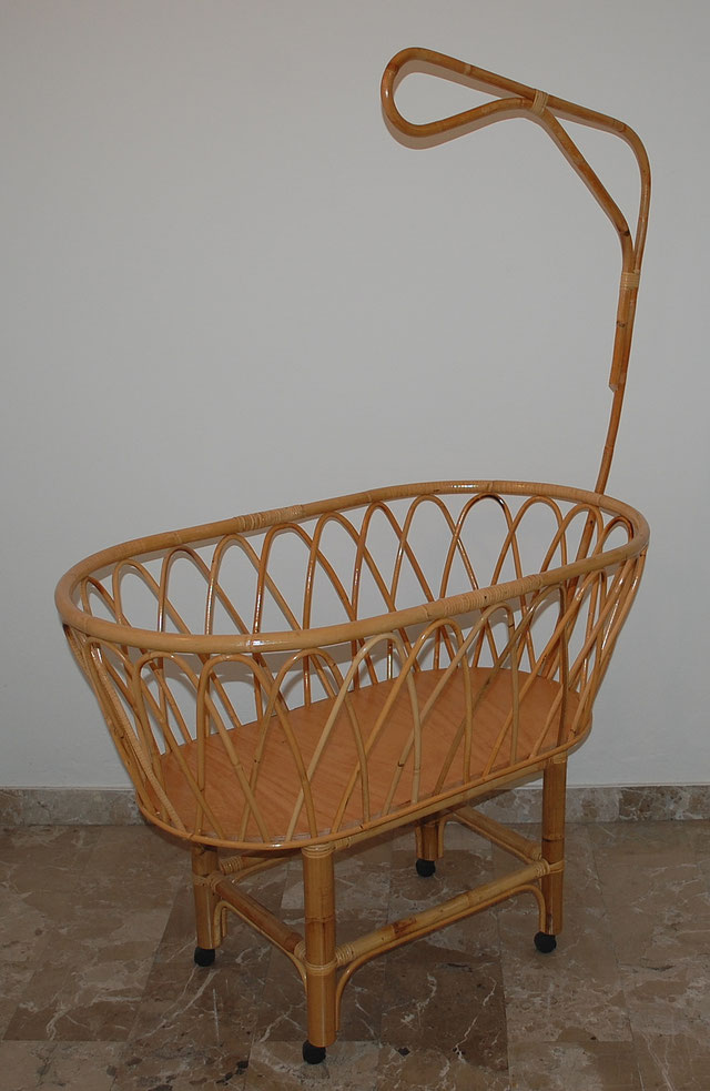 culle antiche in vimini