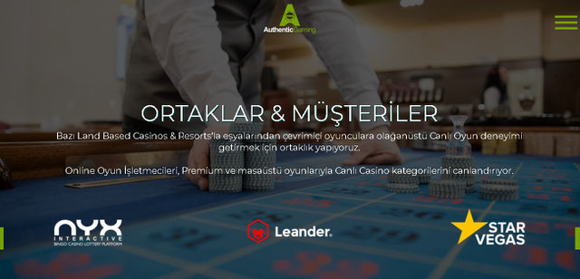 Authentic Gaming Canlı Casino Oyunları