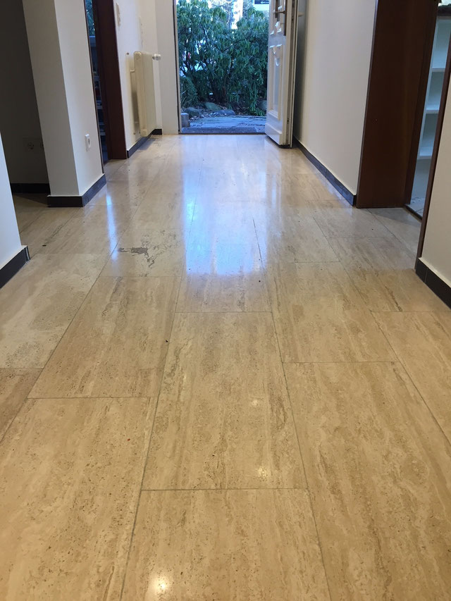 Renovierung/Sanierung Travertin Boden: So wird Ihr Boden wieder schön