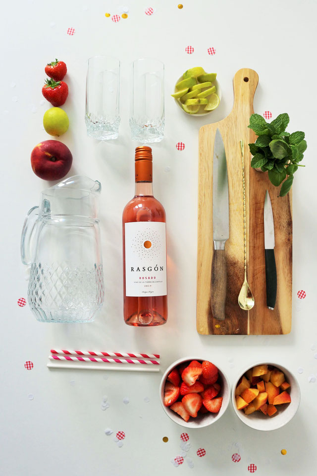 Rezept Sangria mit Roséwein &amp; Erdbeeren - perfekt im Frühling &amp; Sommer ...