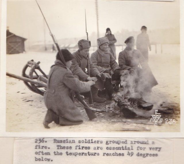 米国のシベリア派遣軍に関する写真資料