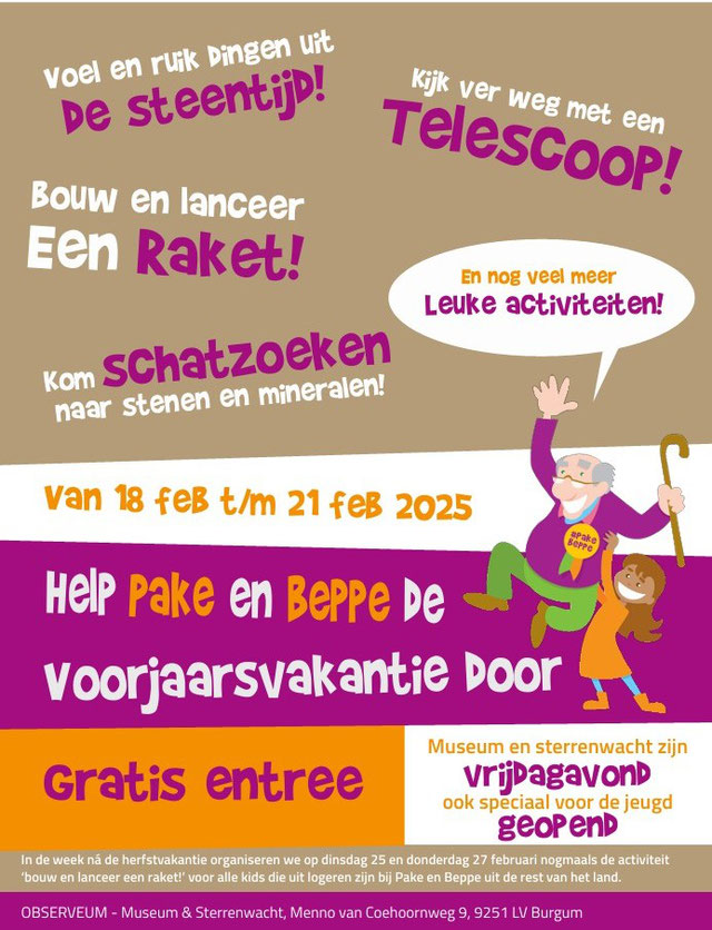 Pake en Beppe voorjaarsvakantie