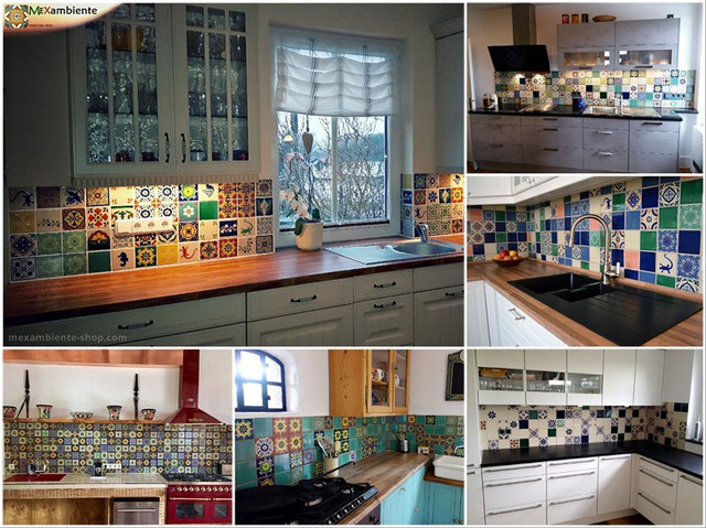 Mexiko Fliesen - Mexikanische Waschbecken & bunte Fliesen aus Mexiko