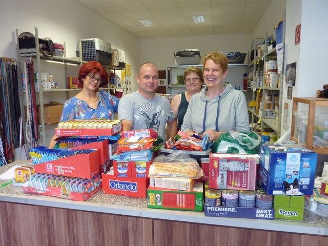 von links: Elke, Markus, Margret, Annette