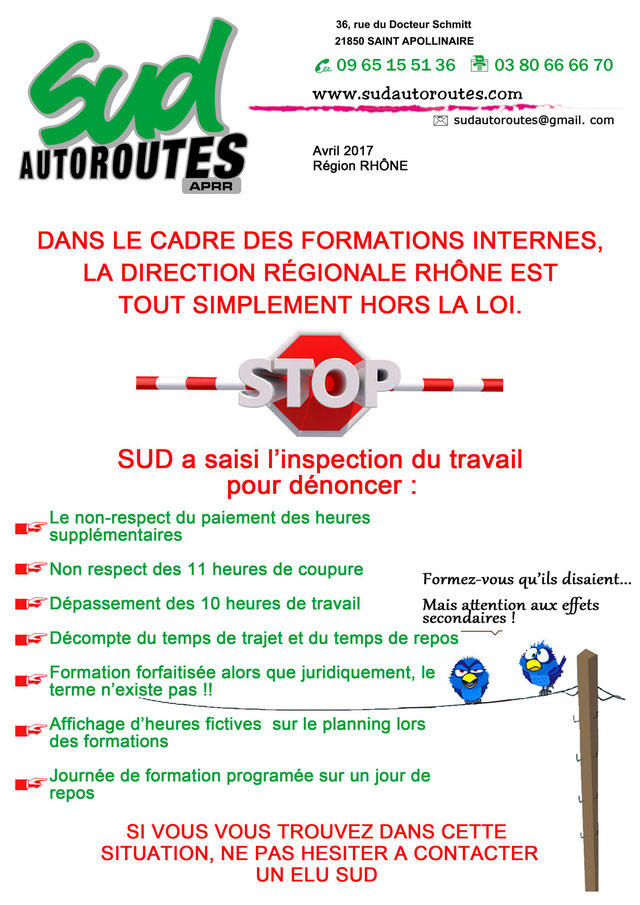 Formations internes SUD Autoroutes APRR