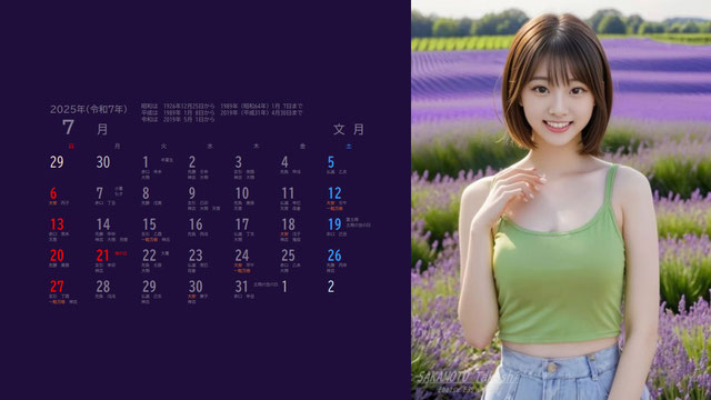 E39 Calendar 2024年度シンプルVer.+α A4ヨコ