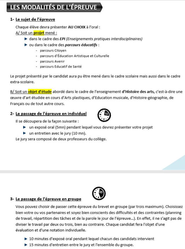 Idée De Sujet Pour L'oral Du Brevet ORAL BREVET 2021 - Talleyrandezvous