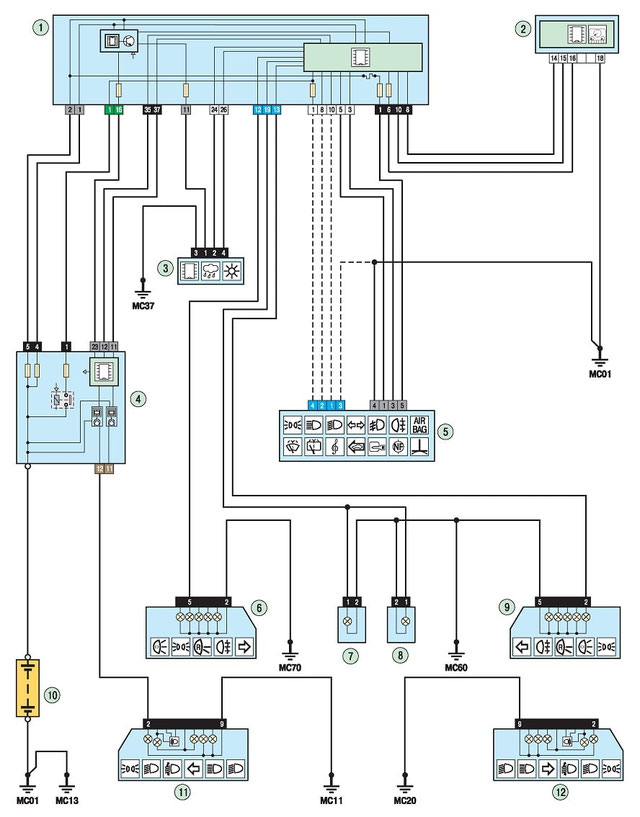 PEUGEOT 308 Wiring Diagrams - Car Electrical Wiring Diagram