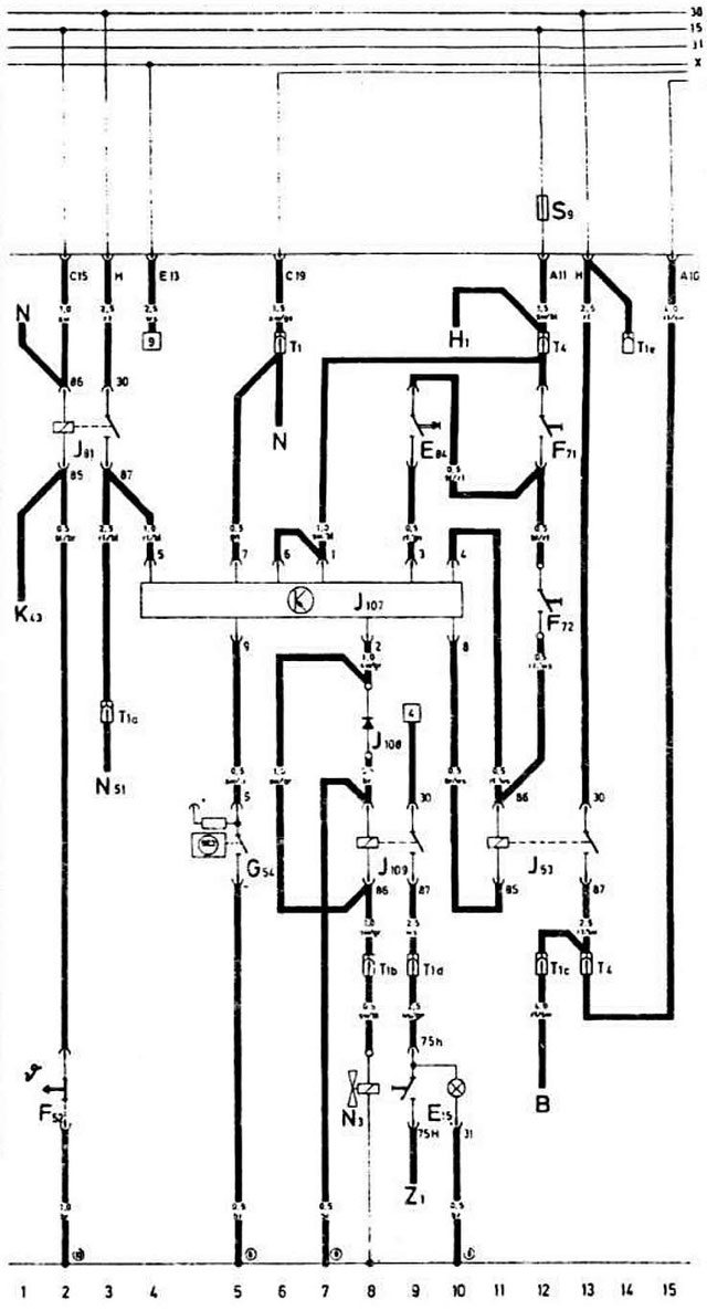 AUDI 80 Wiring Diagrams - Car Electrical Wiring Diagram