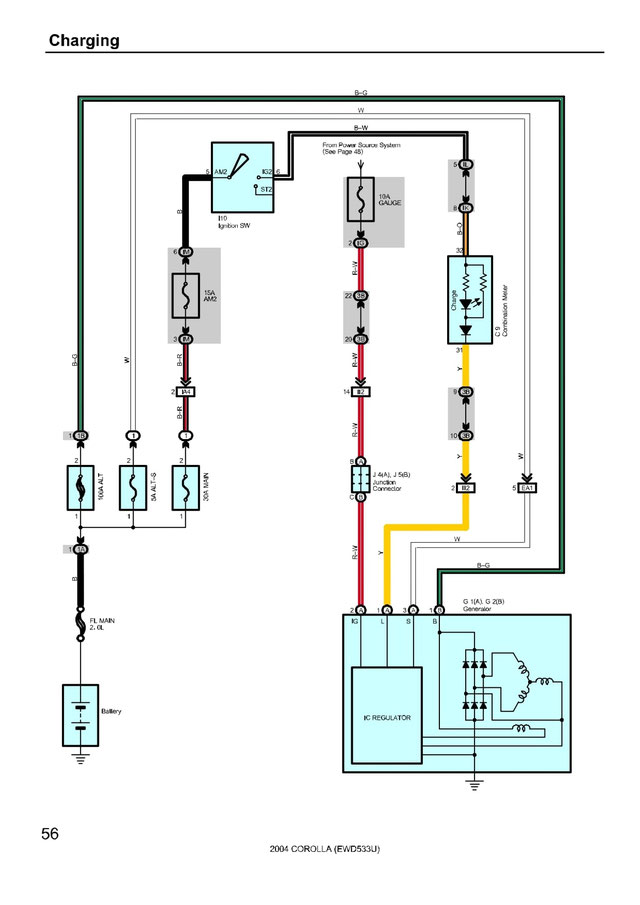 TOYOTA COROLLA Wiring Diagrams - Car Electrical Wiring Diagram