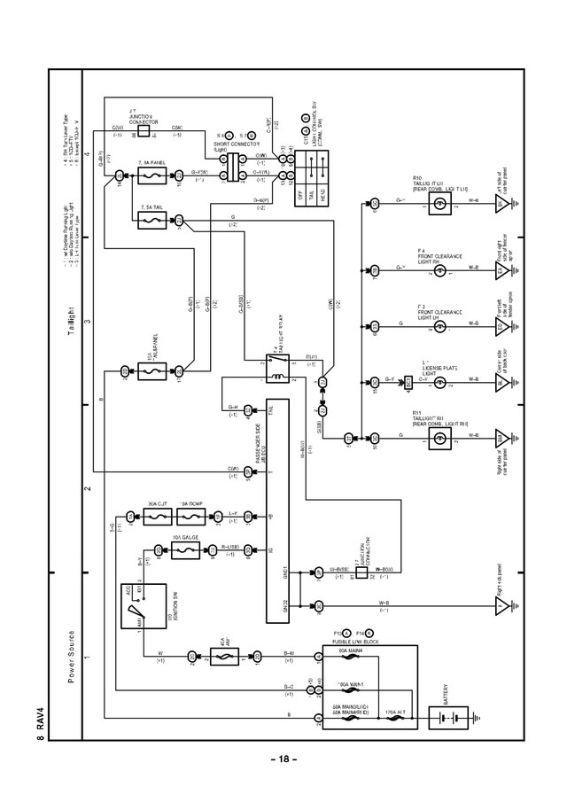 TOYOTA RAV4 Wiring Diagrams Car Electrical Wiring Diagram