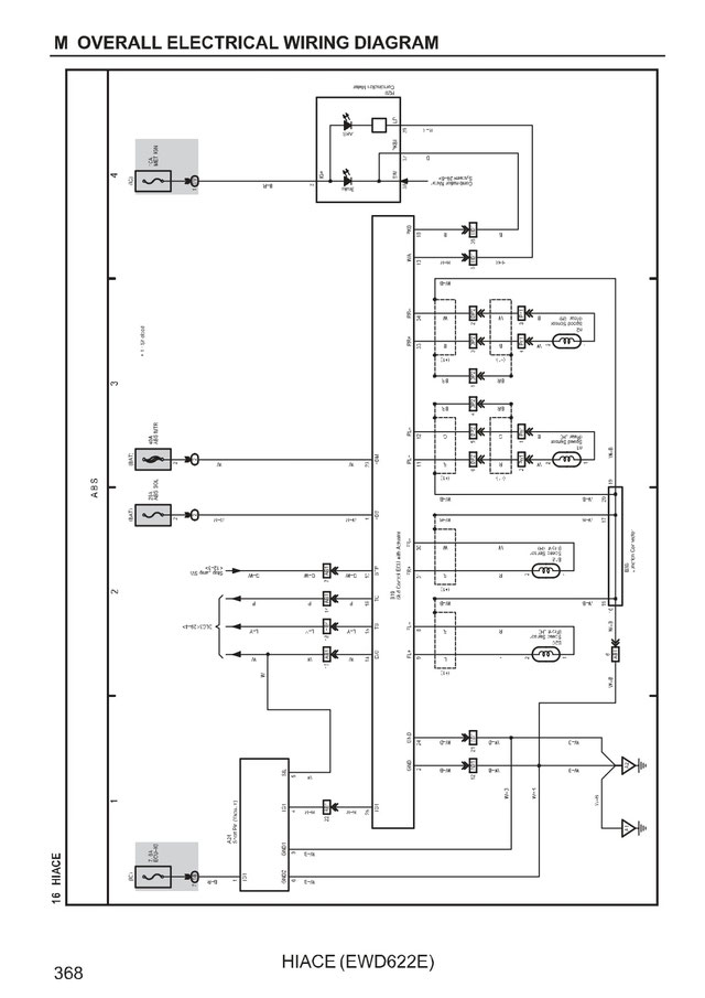 TOYOTA HIACE Wiring Diagrams Car Electrical Wiring Diagram