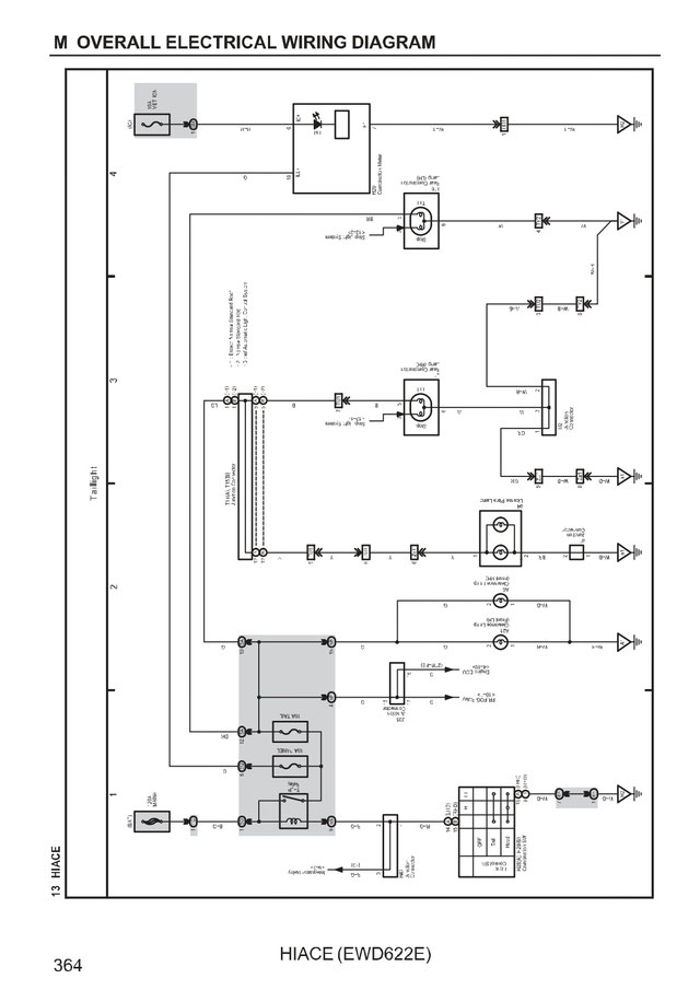 TOYOTA HIACE Wiring Diagrams Car Electrical Wiring Diagram